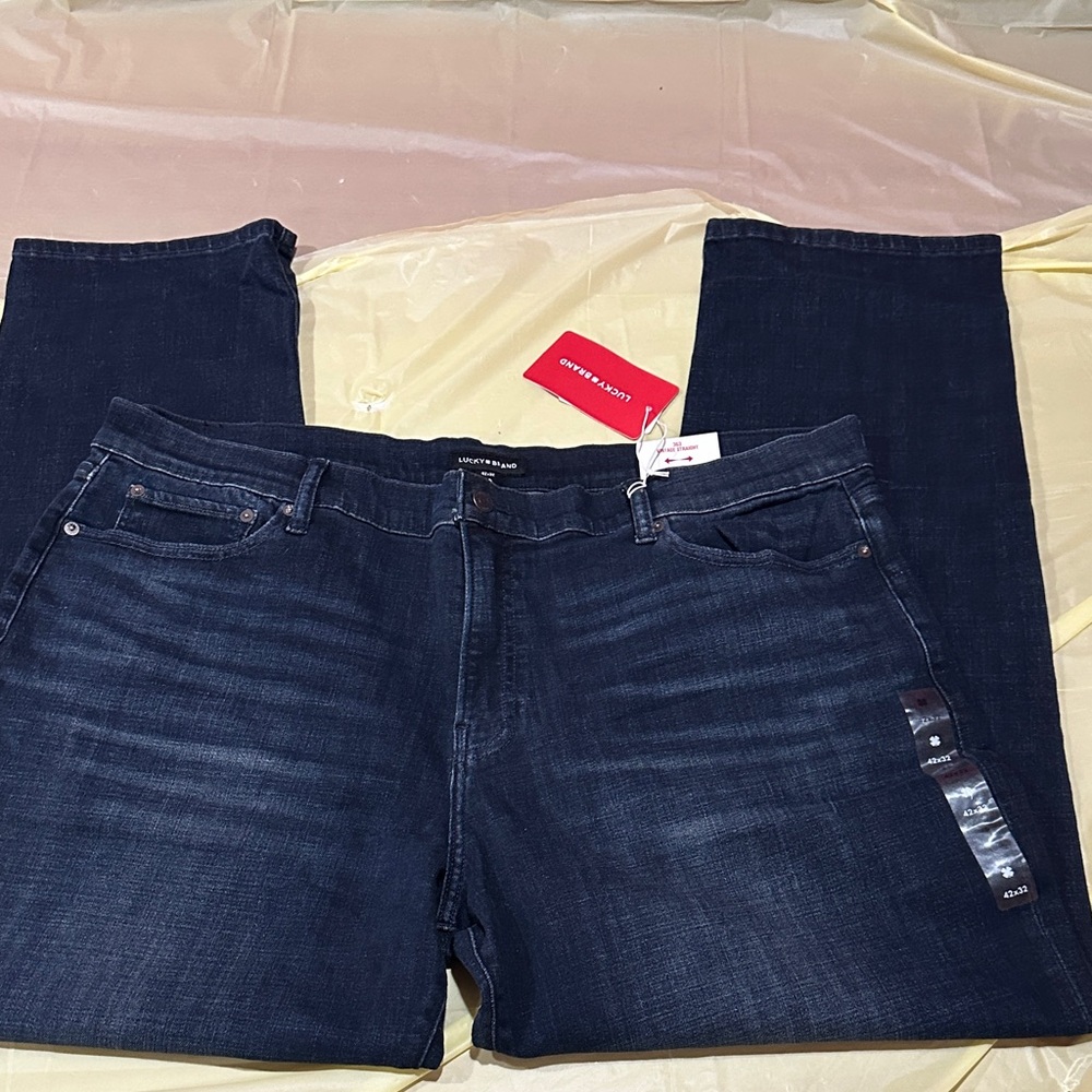 Men's Lucky Dark Jeans Size 42X32